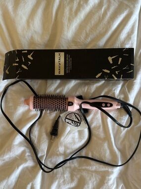Wavytalk Pink Heated Round Brush Styler